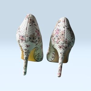 Floral Patterned Women's Heels
